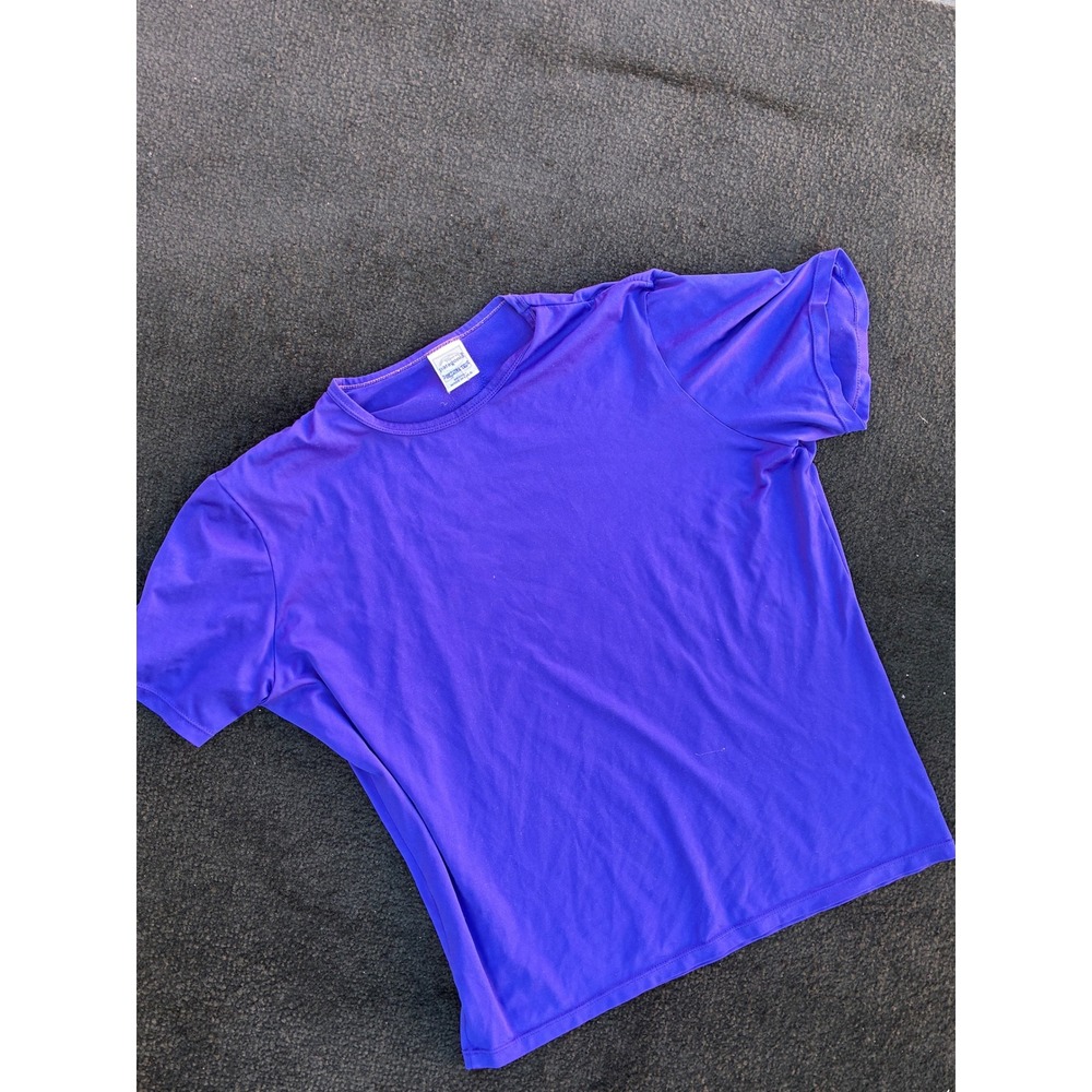 Patagonia Capilene Base Layer Shirt Purple Short Sleeve Crew Mens Medium USA